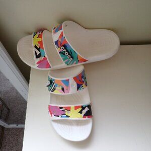 Classic Crocs Retro Resort Sandal Size 9 Women's Two Straps